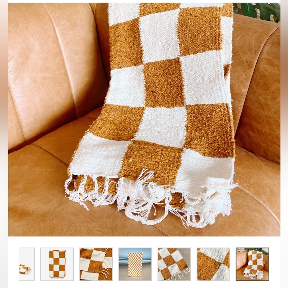 Sundream Checkered Throw